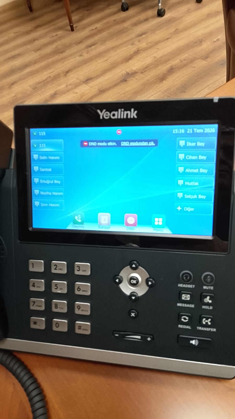 IP telefon ve kullanici kurulumu